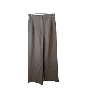 Abercrombie & Fitch NWOT Sloane Trousers Beige Taupe Sz 26/2 Wide Leg